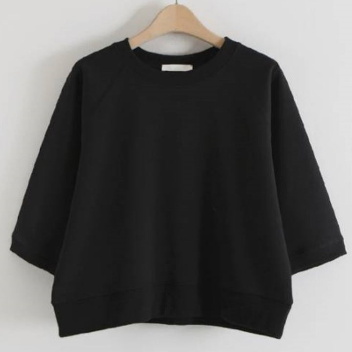 Damer casual sweatshirt med 3/4 ärmar Mirla-Eva Jonsson