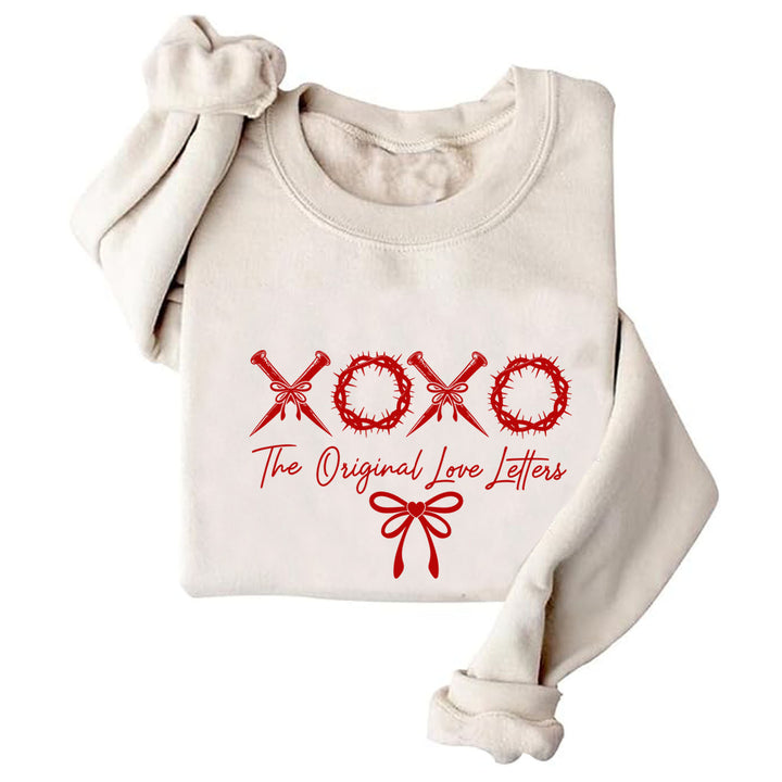 Damer casual tröja med unik lettering och mjukt material Mirla-Eva Jonsson