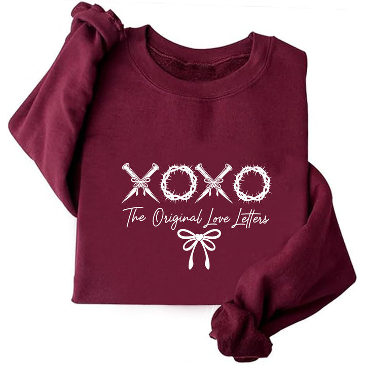Damer casual tröja med unik lettering och mjukt material Mirla-Eva Jonsson