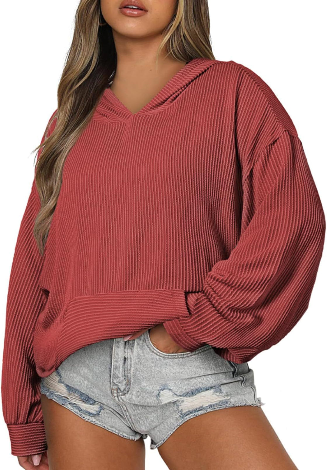 Damer casual våffeltröja Mirla-Eva Jonsson