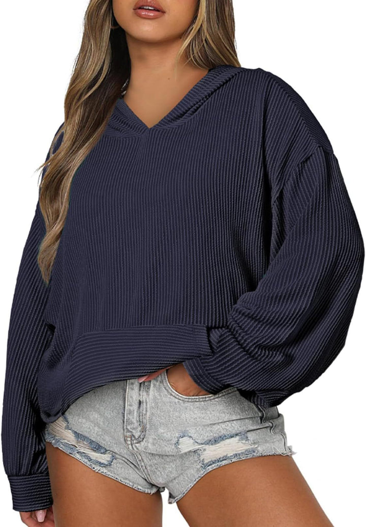 Damer casual våffeltröja Mirla-Eva Jonsson