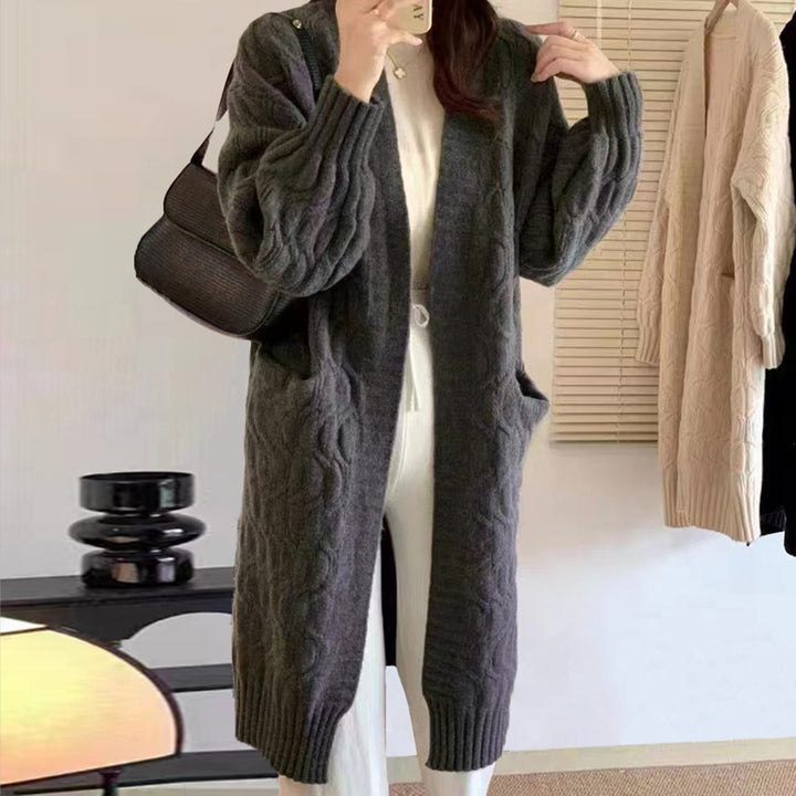 Damer chunky stickad cardigan Mirla-Eva Jonsson