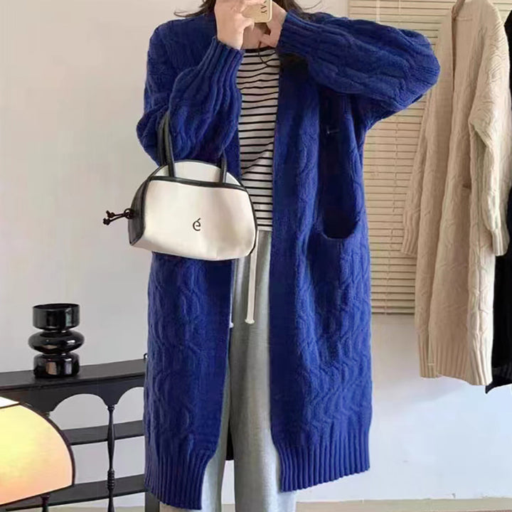 Damer chunky stickad cardigan Mirla-Eva Jonsson