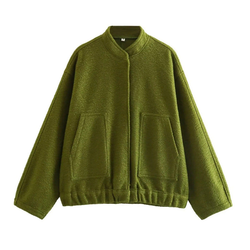 Damer cool oversized jacka i mjuk ullblandning Mirla-Eva Jonsson