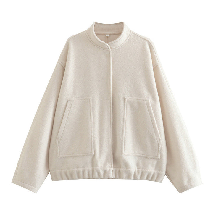 Damer cool oversized jacka i mjuk ullblandning Mirla-Eva Jonsson