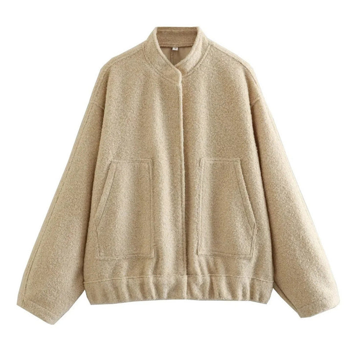 Damer cool oversized jacka i mjuk ullblandning Mirla-Eva Jonsson