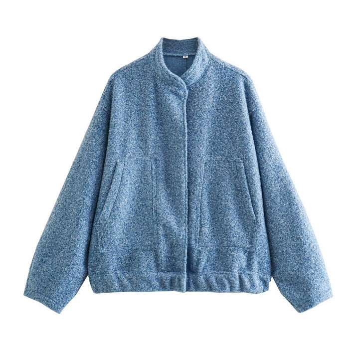 Damer cool oversized jacka i mjuk ullblandning Mirla-Eva Jonsson