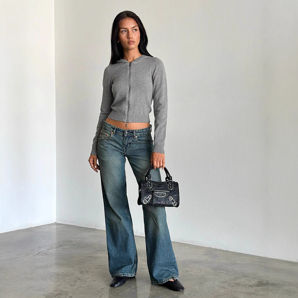 Damer cropped Hoodie Mirla-Eva Jonsson