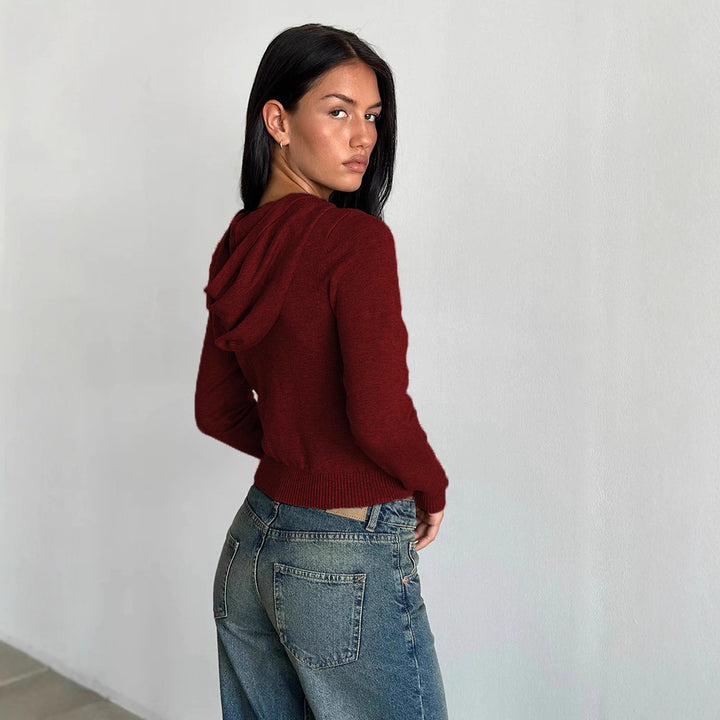 Damer cropped Hoodie Mirla-Eva Jonsson