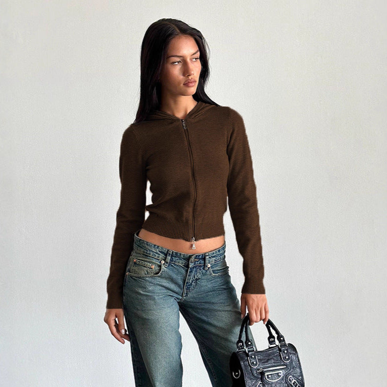 Damer cropped Hoodie Mirla-Eva Jonsson