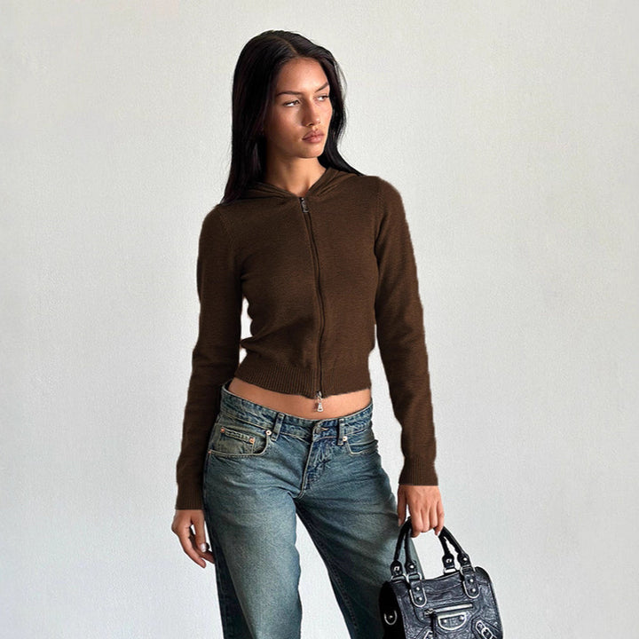 Damer cropped Hoodie Mirla-Eva Jonsson