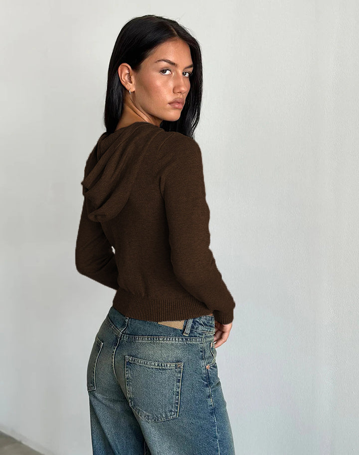 Damer cropped Hoodie Mirla-Eva Jonsson