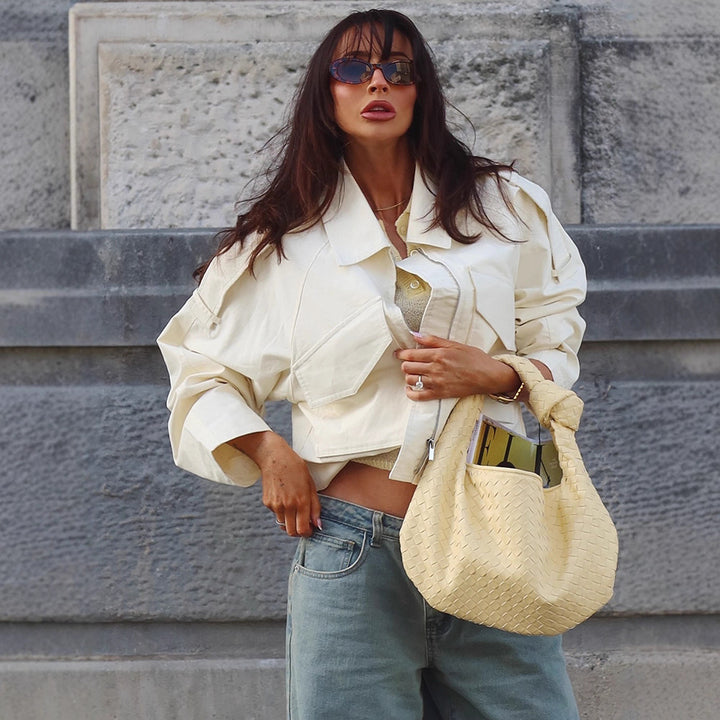 Damer cropped Utility-jacka Mirla-Eva Jonsson