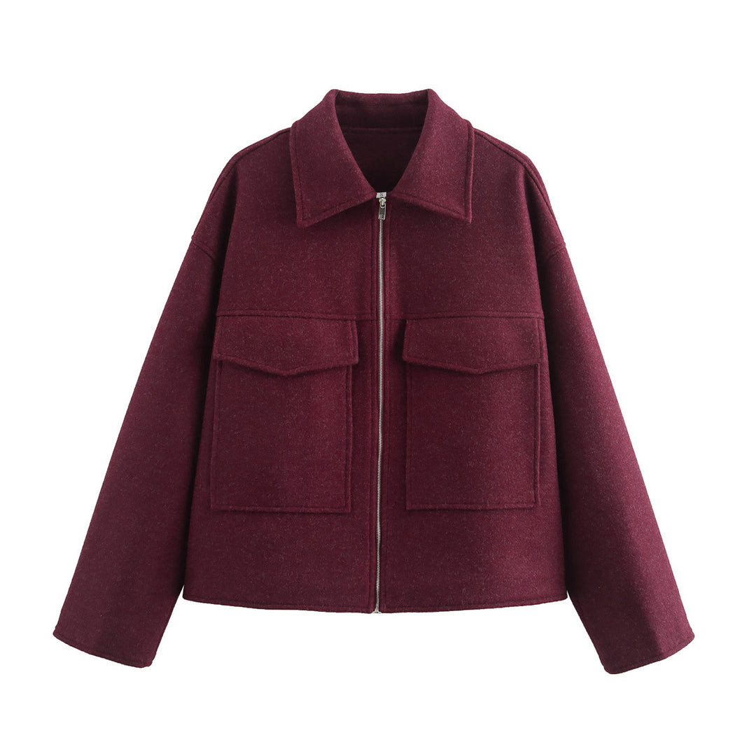 Damer cropped Utility-jacka med stora fickor och modern passform Mirla-Eva Jonsson
