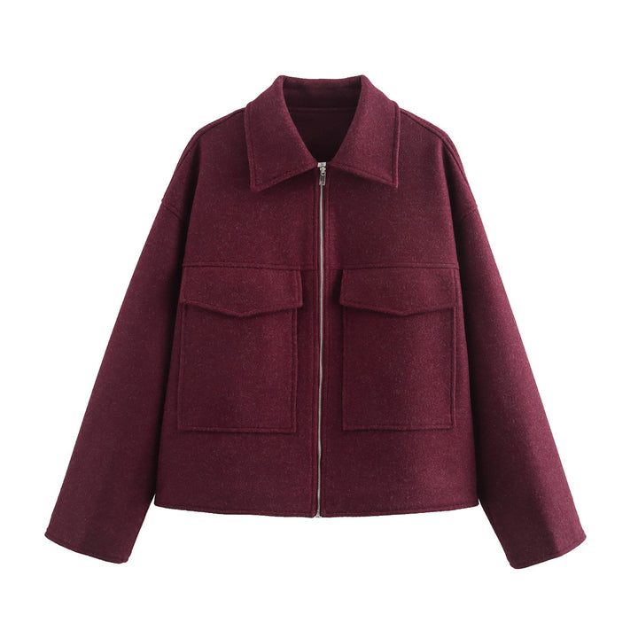 Damer cropped Utility-jacka med stora fickor och modern passform Mirla-Eva Jonsson