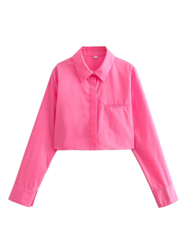 Damer cropped blusjacka Mirla-Eva Jonsson