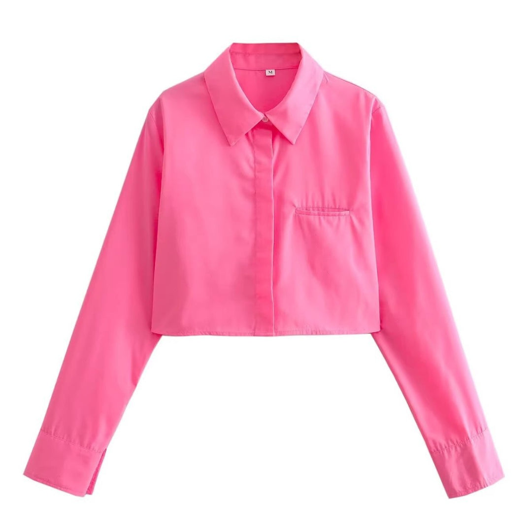 Damer cropped blusjacka Mirla-Eva Jonsson