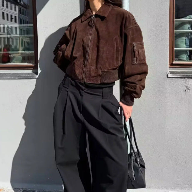 Damer cropped bomberjacka Mirla-Eva Jonsson