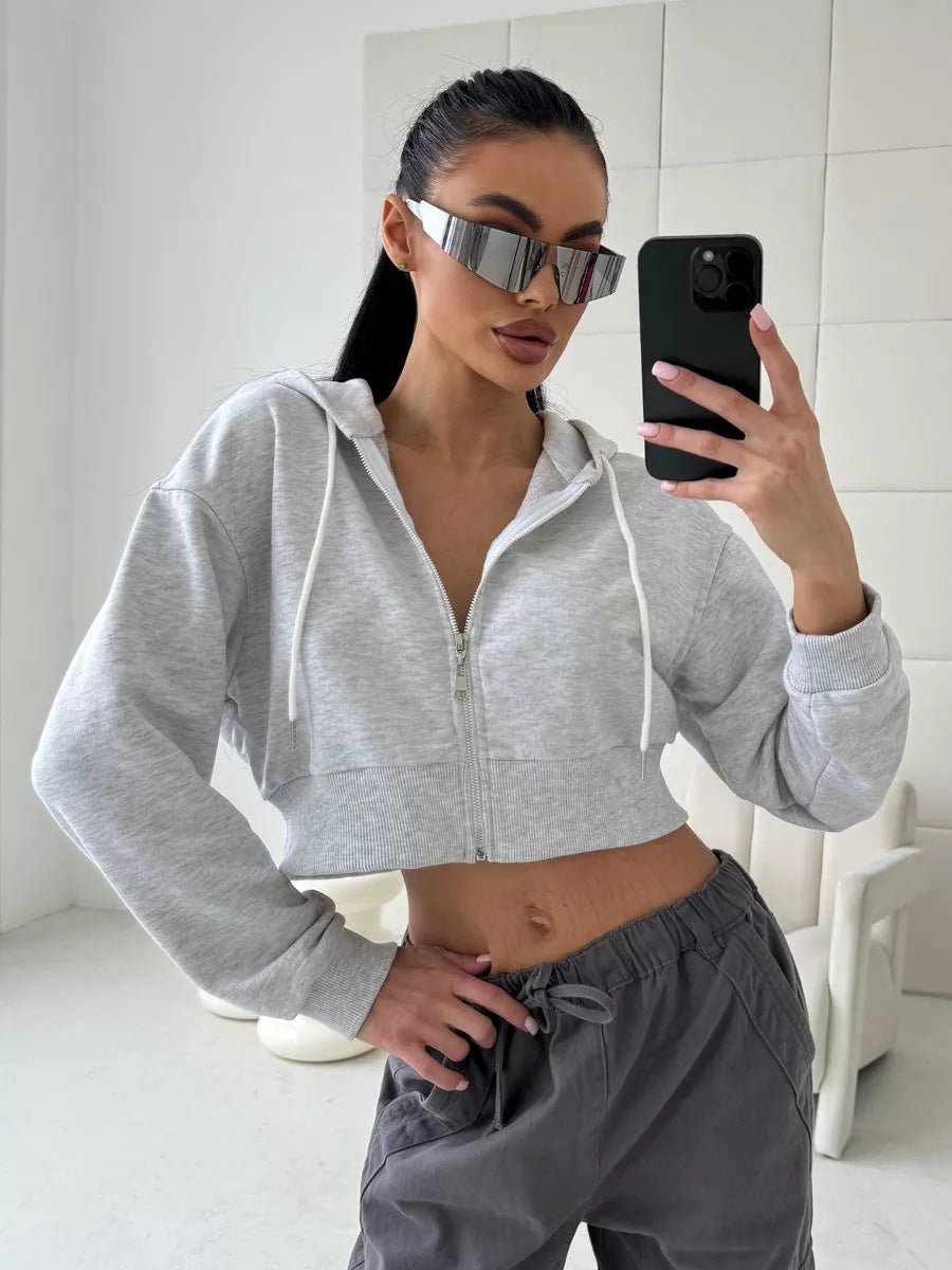 Damer cropped hoodie Eva Jonsson-Eva Jonsson