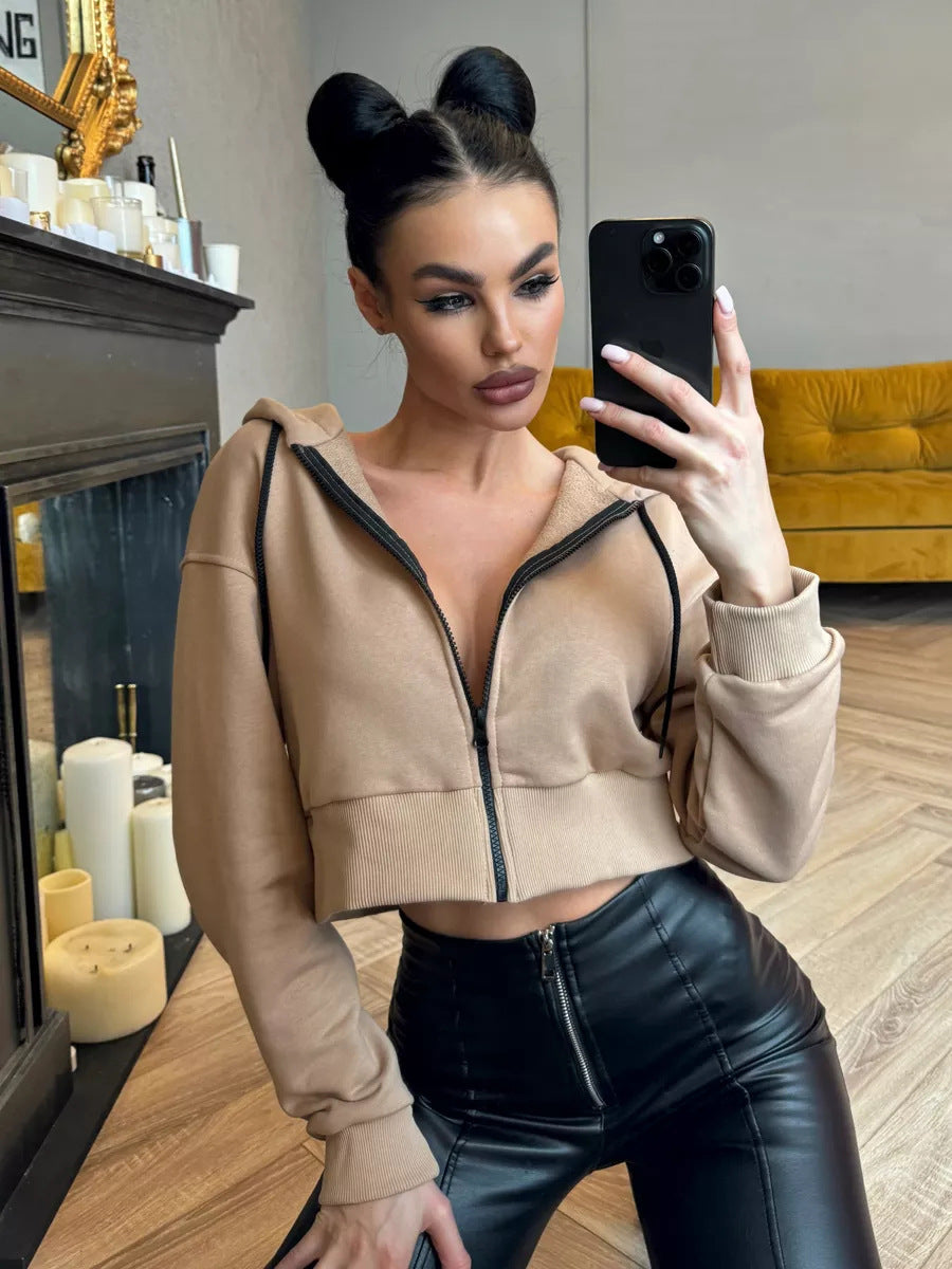 Damer cropped hoodie Eva Jonsson-Eva Jonsson