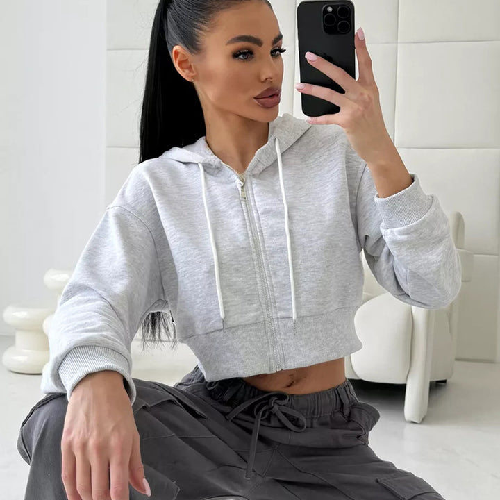 Damer cropped hoodie Eva Jonsson-Eva Jonsson