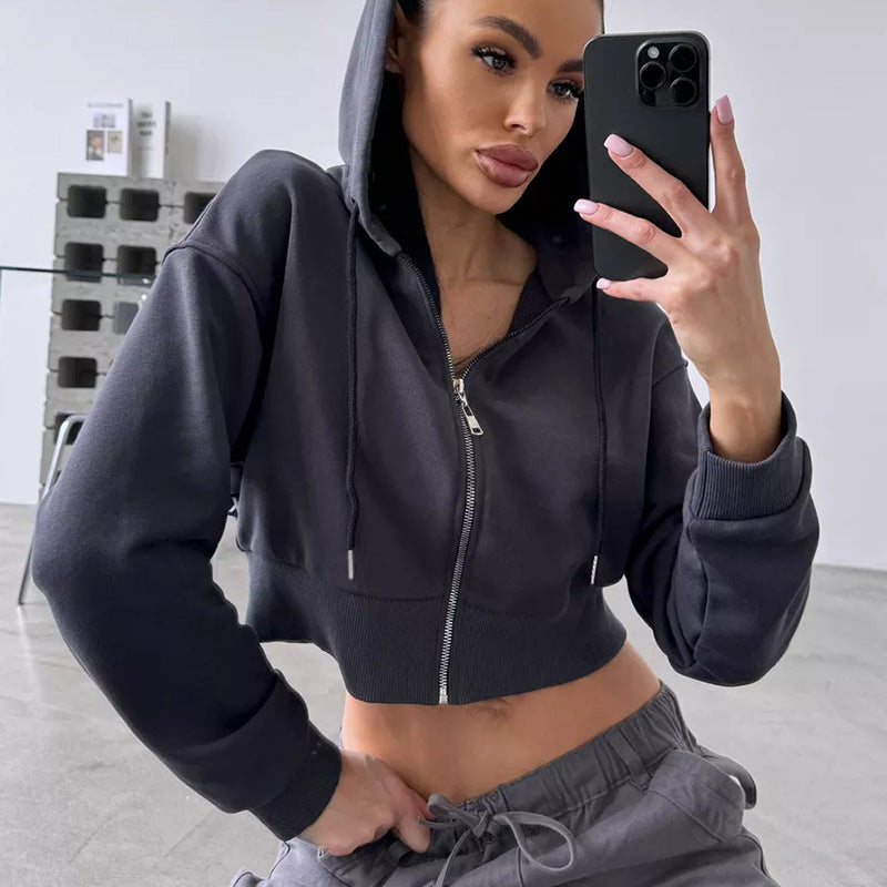Damer cropped hoodie Eva Jonsson-Eva Jonsson