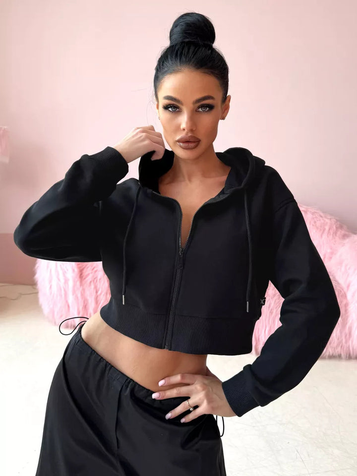 Damer cropped hoodie Eva Jonsson-Eva Jonsson