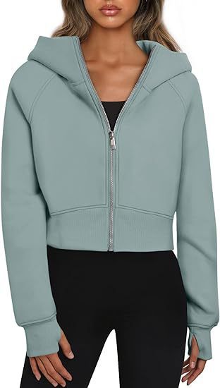 Damer cropped hoodie jacka Mirla-Eva Jonsson