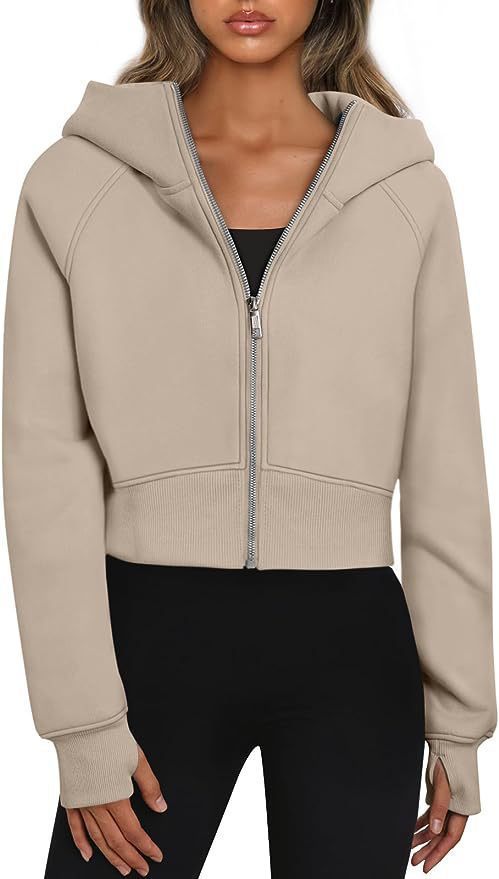 Damer cropped hoodie jacka Mirla-Eva Jonsson