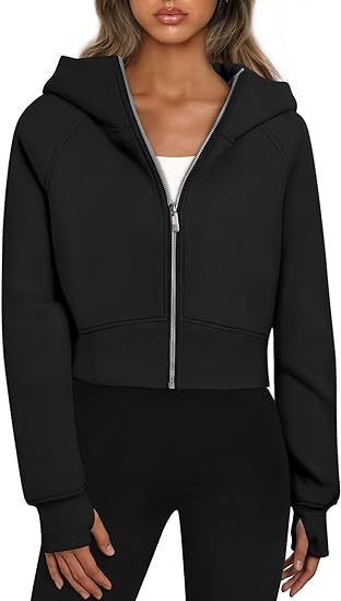 Damer cropped hoodie jacka Mirla-Eva Jonsson