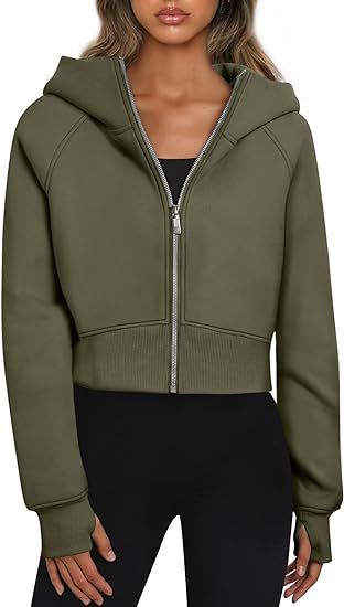 Damer cropped hoodie jacka Mirla-Eva Jonsson