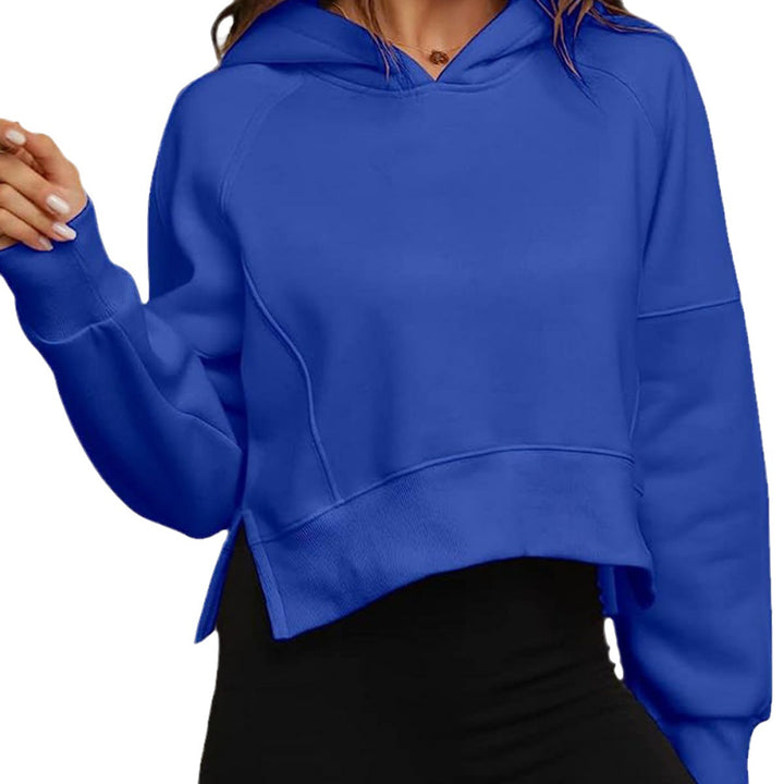 Damer cropped hoodie med avslappnad passform Mirla-Eva Jonsson
