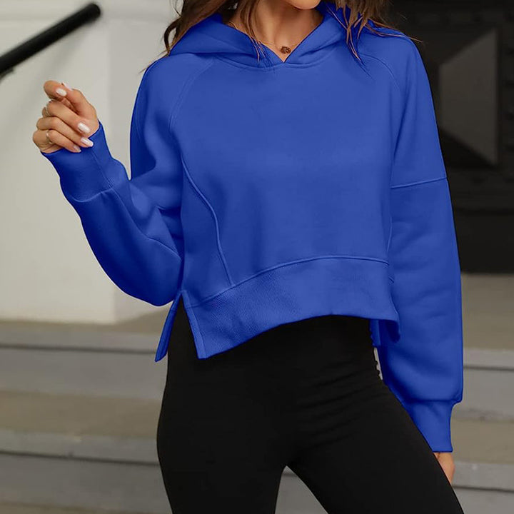 Damer cropped hoodie med avslappnad passform Mirla-Eva Jonsson