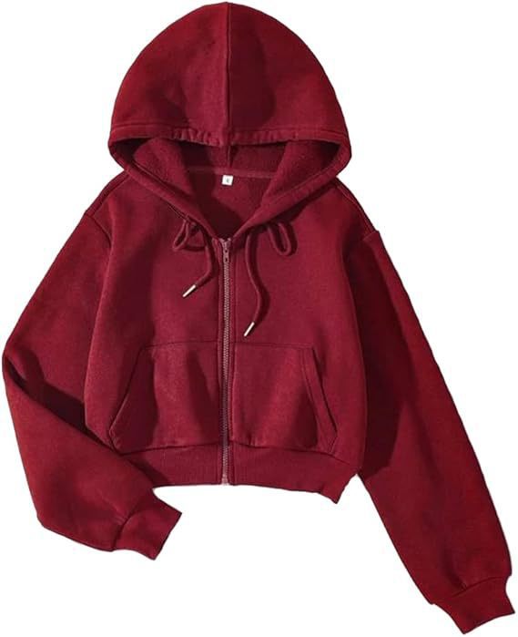 Damer cropped hoodiejacka Eva Jonsson-Eva Jonsson