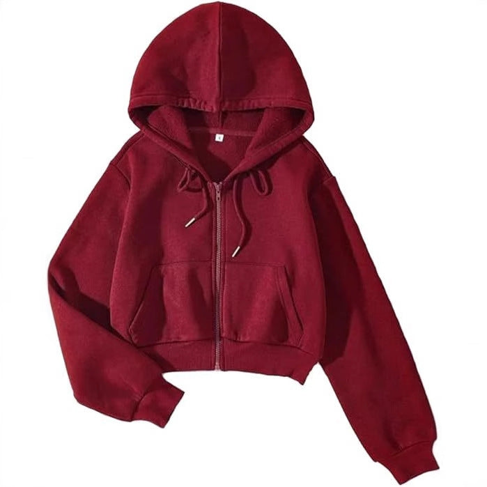 Damer cropped huva jacka Eva Jonsson 1761244319-Eva Jonsson