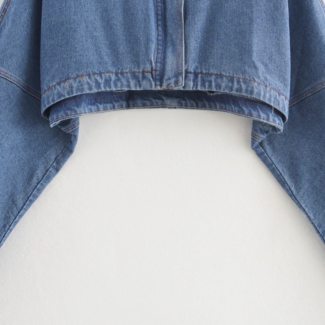 Damer cropped jeansjacka Mirla-Eva Jonsson