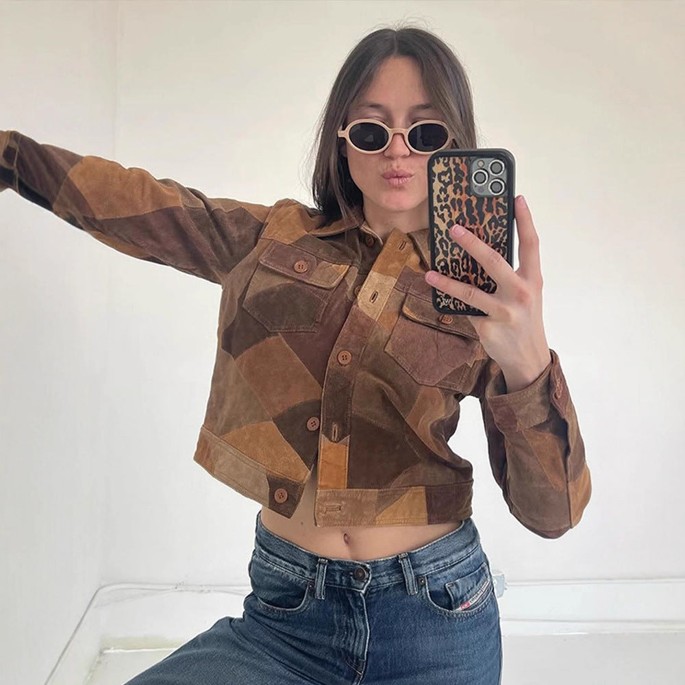 Damer cropped mockajacka Eva Jonsson-Eva Jonsson