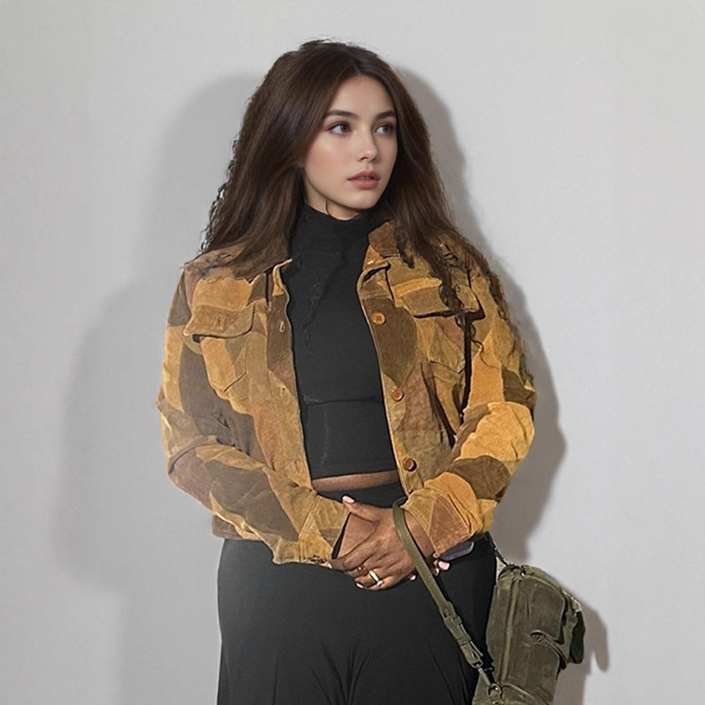Damer cropped mockajacka Eva Jonsson-Eva Jonsson