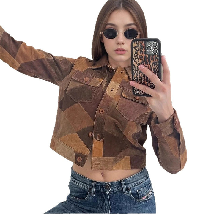 Damer cropped mockajacka Eva Jonsson-Eva Jonsson