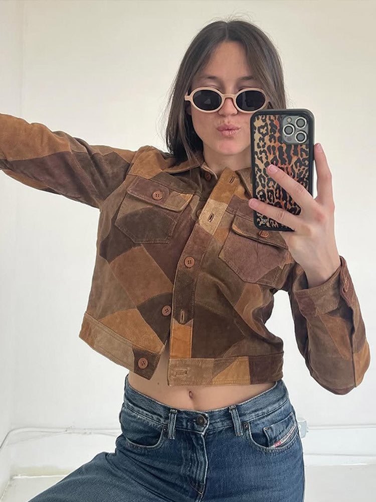 Damer cropped mockajacka Eva Jonsson-Eva Jonsson
