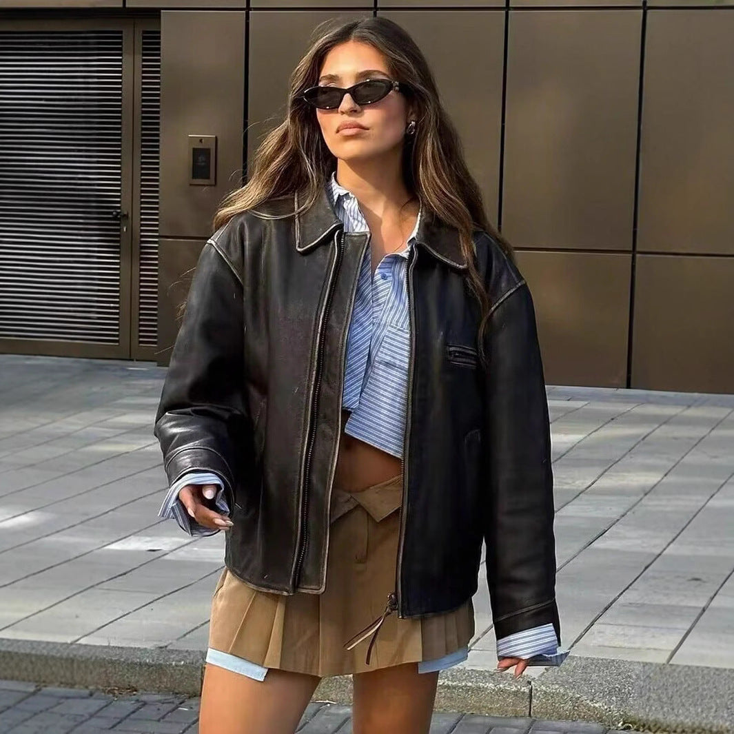 Damer cropped skjortjacka med strukturerade fickor och trendig skärning Eva Jonsson-Eva Jonsson