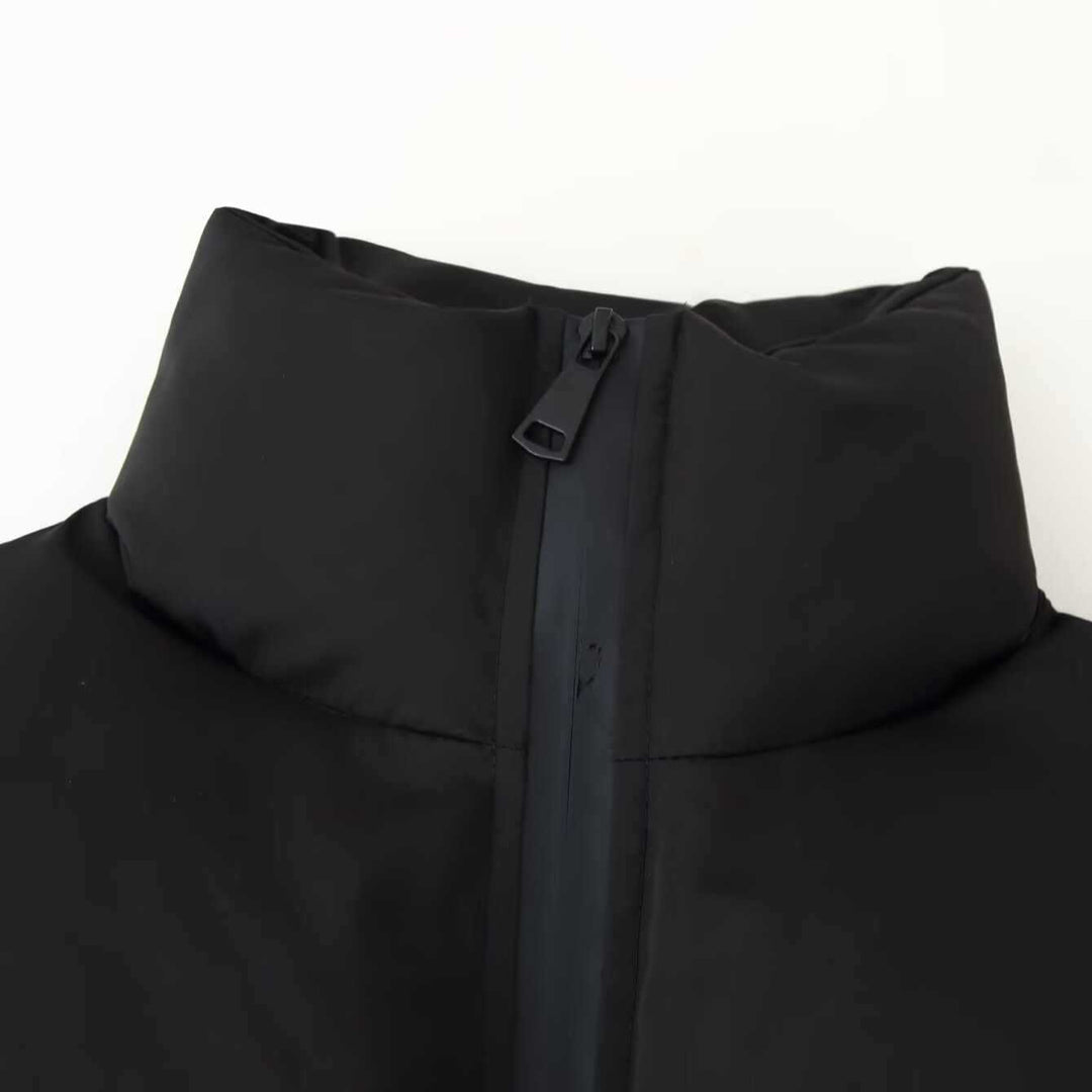 Damer cropped steppjacka med hög krage Mirla-Eva Jonsson