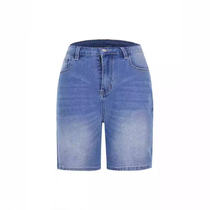 Damer denimshorts med avslappnad passform och avslappnade detaljer Mirla-Eva Jonsson