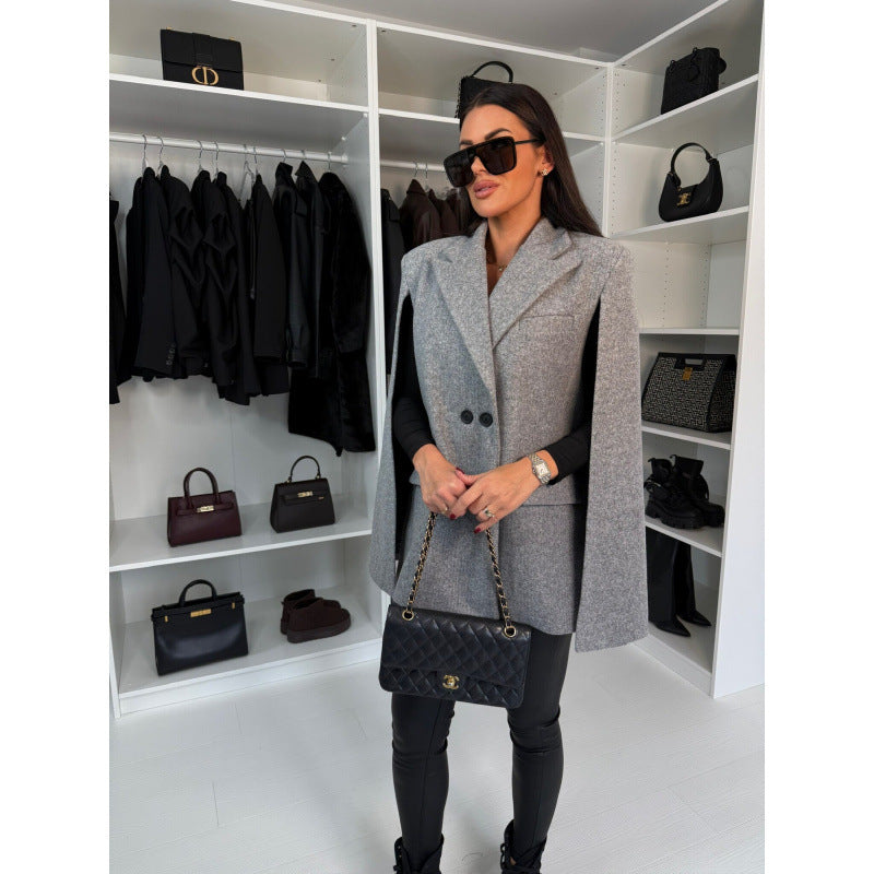 Damer dubbelknäppt Cape Blazer Eva Jonsson-Eva Jonsson