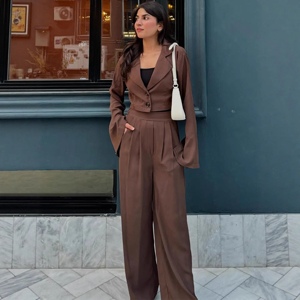 Damer elegant Blazer-byx-kombination Mirla-Eva Jonsson