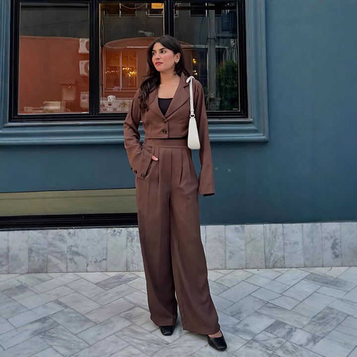 Damer elegant Blazer-byx-kombination Mirla-Eva Jonsson