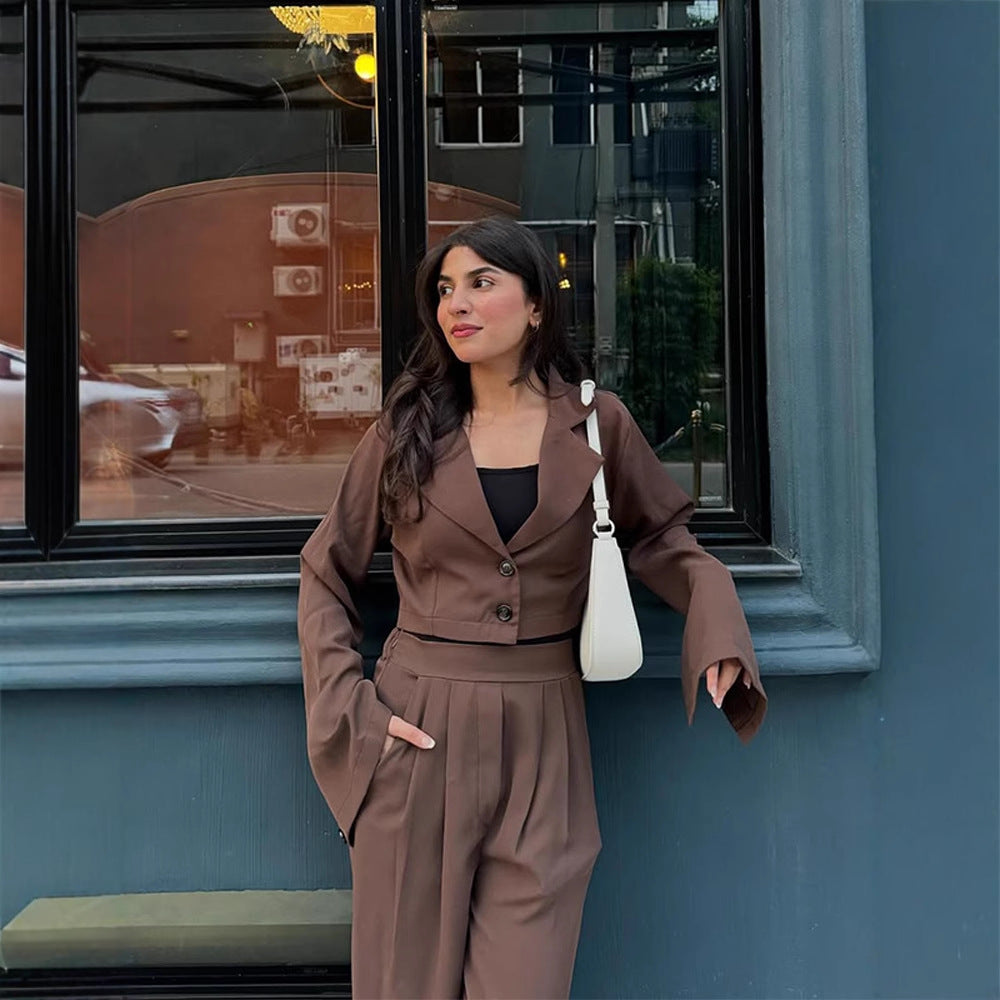Damer elegant Blazer-byx-kombination Mirla-Eva Jonsson
