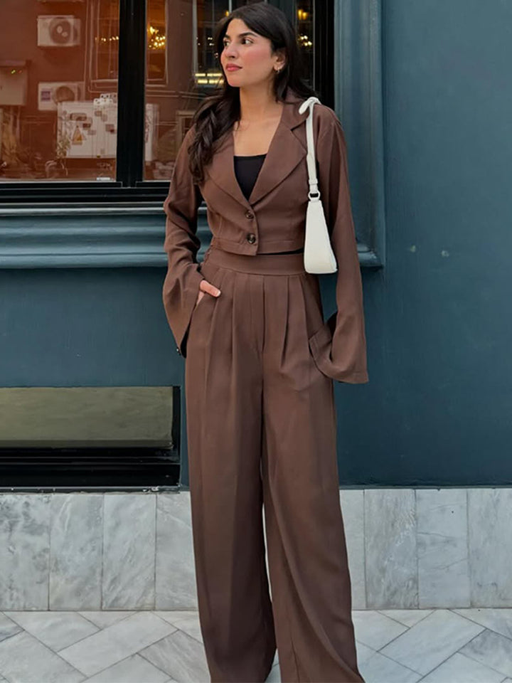 Damer elegant Blazer-byx-kombination Mirla-Eva Jonsson