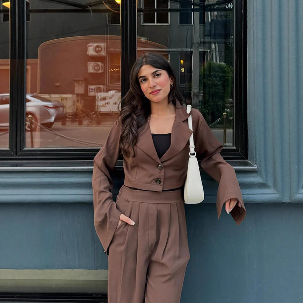 Damer elegant Blazer-byx-kombination Mirla-Eva Jonsson
