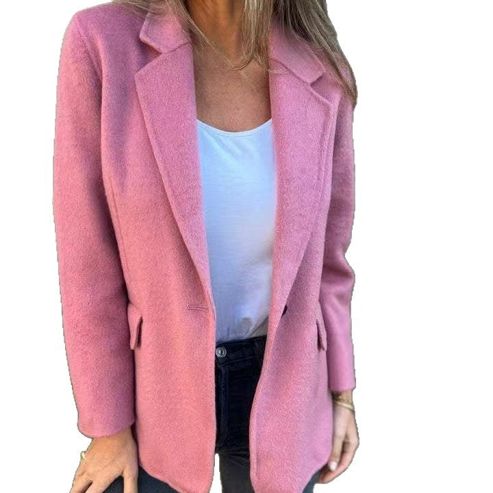 Damer elegant Blazerjacka i mjukt material Mirla-Eva Jonsson